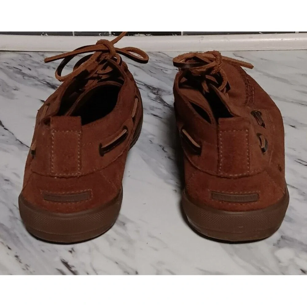 Peter Millar Men's Brown‎ Leather Suede Lace Up Chukka Moc Toe Boots Size 9.5